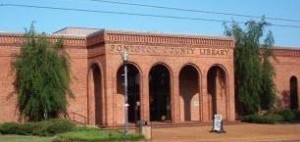 Front Entrance of Pontotoc County Library