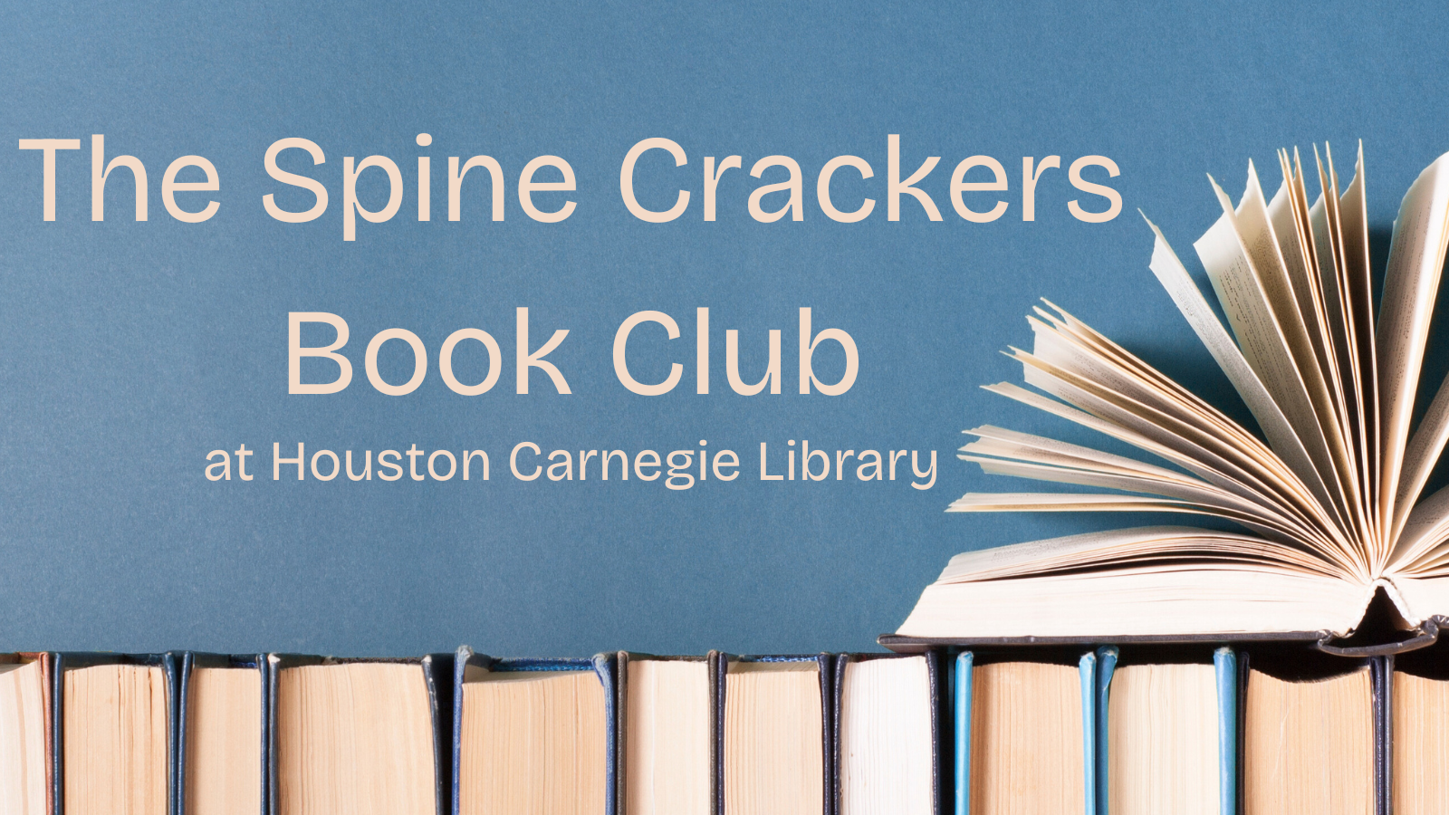 The Spine Crackers Book Club at Houston Carnegie Library