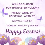 The Pontotoc County Library will be closed for the Easter holiday Friday, April 3 - Saturday, April 4. We will reopen Monday, April 6 at 9:00 AM. Happy Easter!