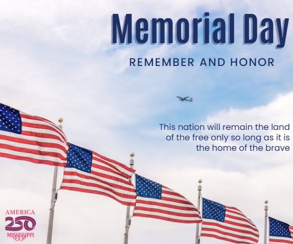 Memorial Day: Remember and Honor. This nation will remain the land of the free only so long as it is the home of the brave.