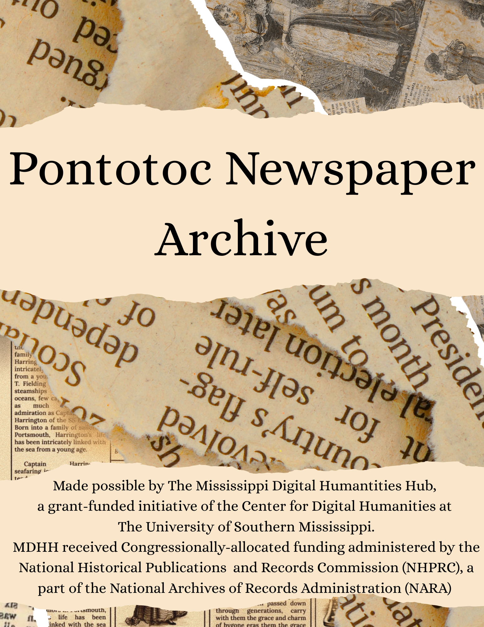 Pontotoc Newspaper Archive at the Mississippi Digital Library
